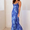 Spring Forward Maxi Dress Blue