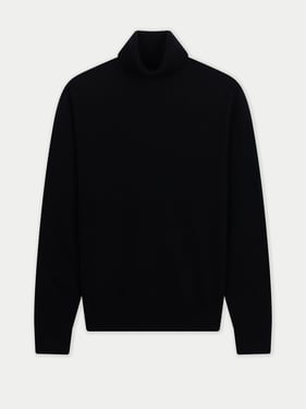 Timeless Turtleneck Cashmere Sweater - 2XL / Black / MK0314-1481/0000