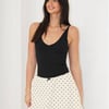 Daisy Street Dots Micro Skort - Cream - S
