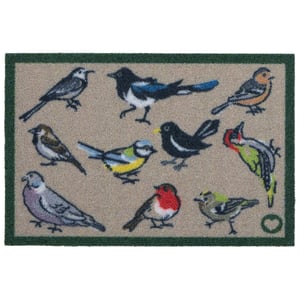 Bird Watcher Outdoor Doormat - 60x80cm