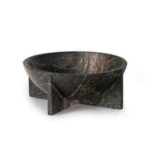 Tribune Green Marble Bowl