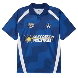 Obey Soccer Jersey Blue Multi