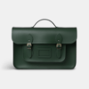 The 15 Inch Batchel - Racing Green
