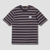 Stripe Tee (Raven/Eucalyptus) - XS