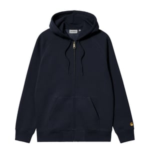 Carhartt WIP Hooded Chase Jacket Dark Navy / Gold