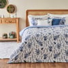 Bleu Blanc Cotton Duvet Set - Full Size