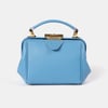 The Mini Sophie - Cloud Blue Calf Grain