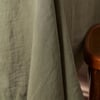 Olive Green 100% Linen Tablecloth
