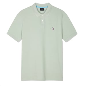 Paul Smith Organic Cotton Zebra Polo Shirt Sage Green