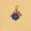 Lapis Crying Eye - 14k Yellow Gold