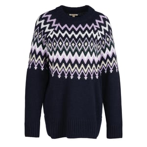Barbour Womens Midhurst Knit Navy