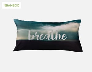 QE Home Horizons Boudoir Pillow Cover, Scenic, Green, 24" x 12"
