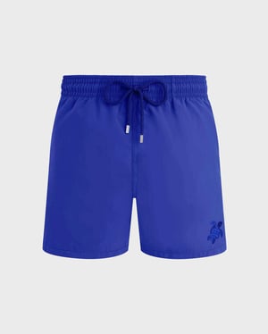 Vilebrequin - Men Swim Shorts Water-reactive Ronde Des Tortues Maxi - Swimwear - Moorea - Blue - Size XXXL