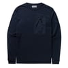 Left Hand L/S Pocket Tee Navy