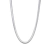 Thick Snake Chain Necklace Silver
