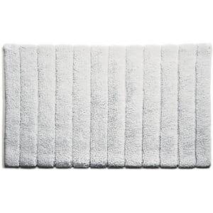 Bamboo Stripe White Bathmat - 50x80cm