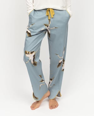 Piper Womens Crane Bird Print Pyjama Bottoms - 28