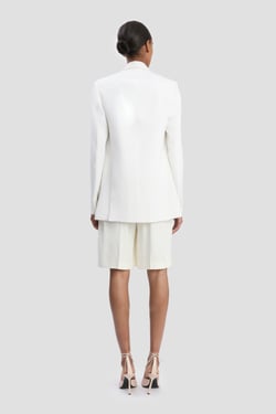Victoria Beckham Tailored Jacket In Ivory - 14 - Womens
