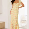 Sunset Serenity Maxi Dress Yellow
