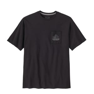 Patagonia Chouinard Crest Pocket Responsibili Tee Ink Black