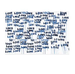 Love Letters Blues Horizontal Art Print