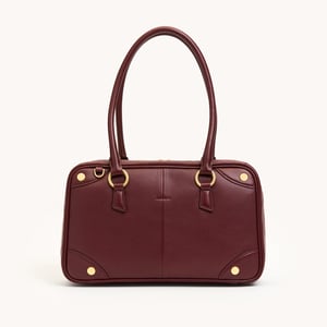 Hammitt Meredith Cherrywood Pebble Brushed Gold Med