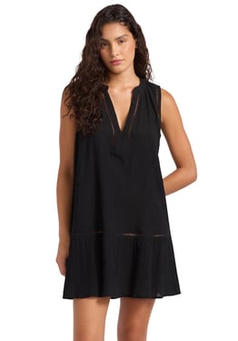Black Ladder Dress - L / Black