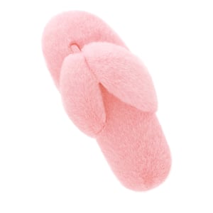 DREAM PAIRS Fluffy Flip Flop House Slippers