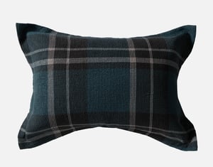 QE Home Marlon Plaid Pillow Sham, Geometric, Green, Queen