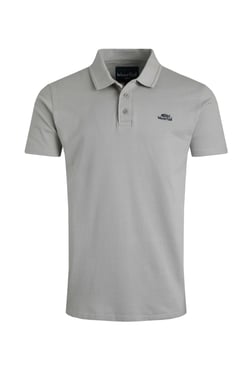 Weird Fish Giles Pique Polo Shirt Limestone Size S