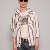 Blue Stripe Herringbone Cotton Workshirt