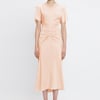 Victoria Beckham Bela Midi Dress In Blossom - Size 6 UK
