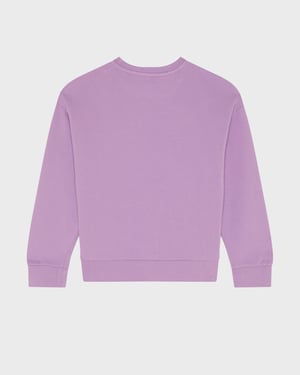 Vilebrequin - Girls Organic Cotton Crewneck Sweater Multico Big Turtle - Sweater - Galapa - Purple - Size 14