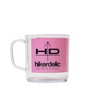 Hikerdelic Map Mug - Clear