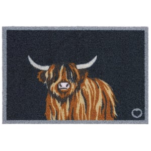 Highland Cow 1 Outdoor Doormat - 60x80cm