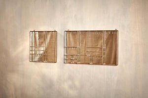 nkuku Bequai Wall Hung Jewellery Box | Gifting | Large | Antique Brass