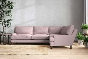 nkuku Marri Right Hand Corner Sofa | Make To Order | Grand | Recycled Cotton Lavender