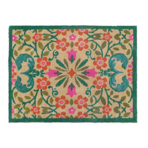 Folk Floral Washable Doormat - 65x85cm