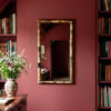 Tortie mirror in natural bone
