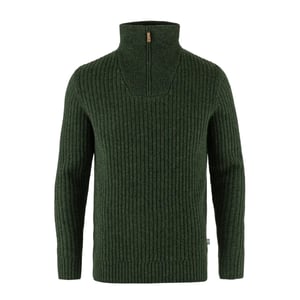 Fjallraven Ovik Half Zip Knit Deep Forest