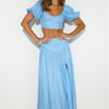 Her Vibe Maxi Skirt Blue