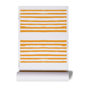 Stripe on Stripe Clementine Wallpaper