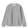 Carhartt WIP American Script Sweat Grey Heather