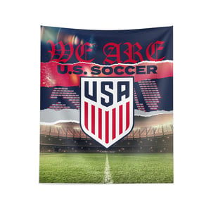 US Soccer Breakdown Wall Hanging