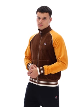 Liston Colour Block Velour Track Top - 4XL