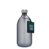 Frosted Grey Bottle and Metal Cap