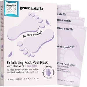 exfoliating foot peel mask - Lavender (4 Pairs)