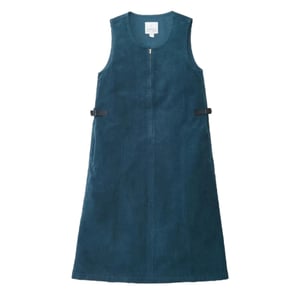 Gramicci Womens Waffle Cord Mid-Length Dress Foggy Pine Dye