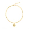 Jeulia Initial Tag Personalized Sterling Silver Anklet