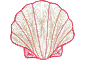 Ocean Blossom Handwoven Iraca Placemat
